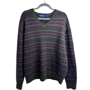 Polo Golf by Ralph Lauren Wool Southwestern Knit Pullover Sweater size XL